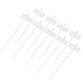 sourcing map 250pcs Marker Cable Zip Ties, 3x100mm Self-Locking Nylon Labels Zip Tie Wraps, Wire Tags Ties Straps for Indoor and Outdoor, White
