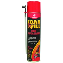 Red Devil 0912 Foam & Fill Large Gaps & Cracks Expanding Polyurethane Sealant, 20 oz., Off-White, Pack of 1