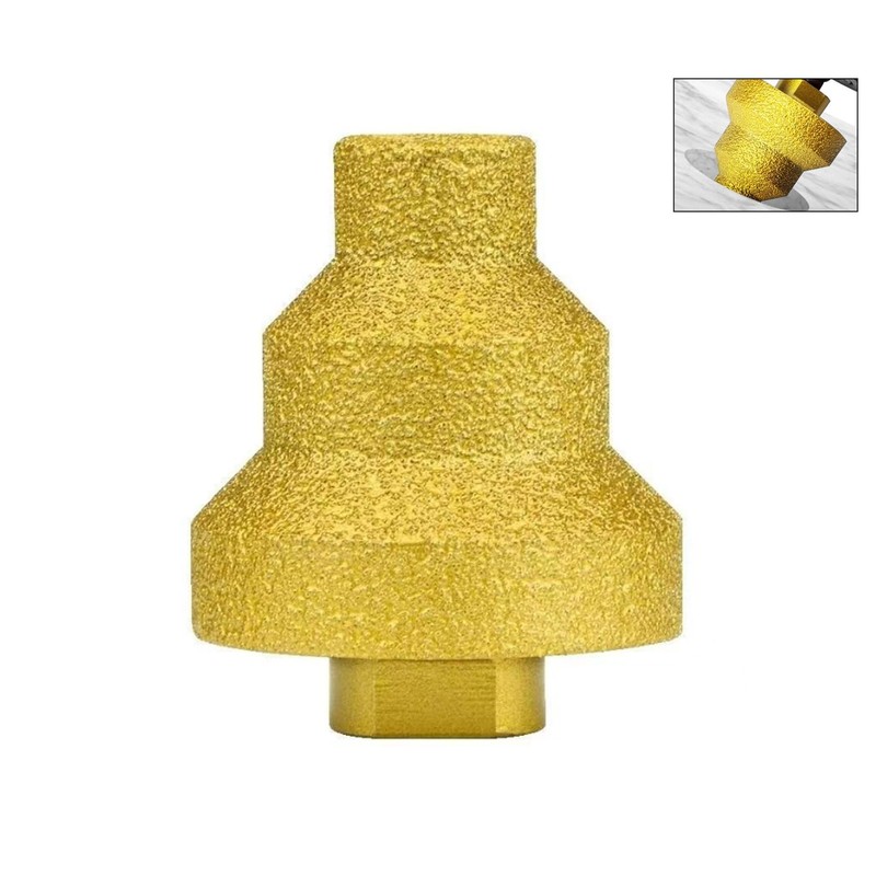 1pcs Wezxrauo Diamond Chamfer Bit for Tile, Marble & Concrete