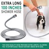 3 Mode Dog Shower Attachment, High Pressure Handheld Sprayer with