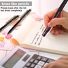 Erasable Gel Pens, 15 Pack Black Retractable Erasable Pens Clicker,