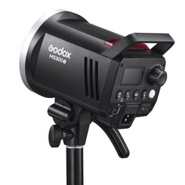 Godox MS300V 300W Studio Flash 5800±200K 0.1~1.8S Recycle Time with LED Modeling Lamp LED Light Strobe Flash Monolight for Studio, Portrait, Commerce Photography, etc (MS300 Upgraded Version)