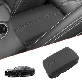 SKTU for 2024 2025 Ford Mustang Accessories Center Console Cover for 2024 2025 Ford Mustang Armrest Cover 2024 2025 Mustang Accessories 2024 2025 Mustang Center Console Cushion (Thickened)