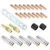QWORK® 25-Piece Welding Accessory Set, Accessories for Inert Gas Welding,