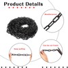 BEROZA 5M x 6mm Chain Link Fence, Plastic Fence Chain,