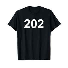 Washington, DC: Area Code 202 T-Shirt