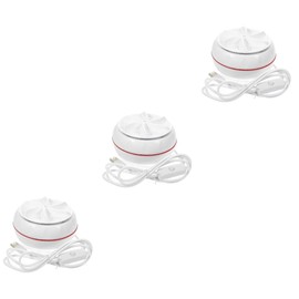 Operitacx Pack of 3 Portable Washing Machine for Sink Portable Mini Washing Machine Tiny Washing Machine Travel Washing Machine Cabinet Portable Washing Machine Mini Washing Machines ABS White