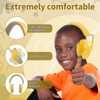 HUARUI Kids Noise Canceling Headphones SNR 28dB Safety Noise Reduction