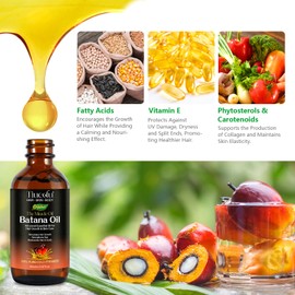 2Pack Batana Oil for Hair Growth, Natural Unrefined Batana Oil for Hair Growth, Nourish Scalp and Reduce Hair Loss Hair Oils, Essential Oils for Eyelashes, Eyebrows, Face, Skin Care, Body Massage