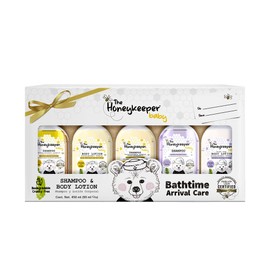5PACK BATHTIME ARRIVAL CARE THE HONEYKEEPER BABY MIXTO 450ML