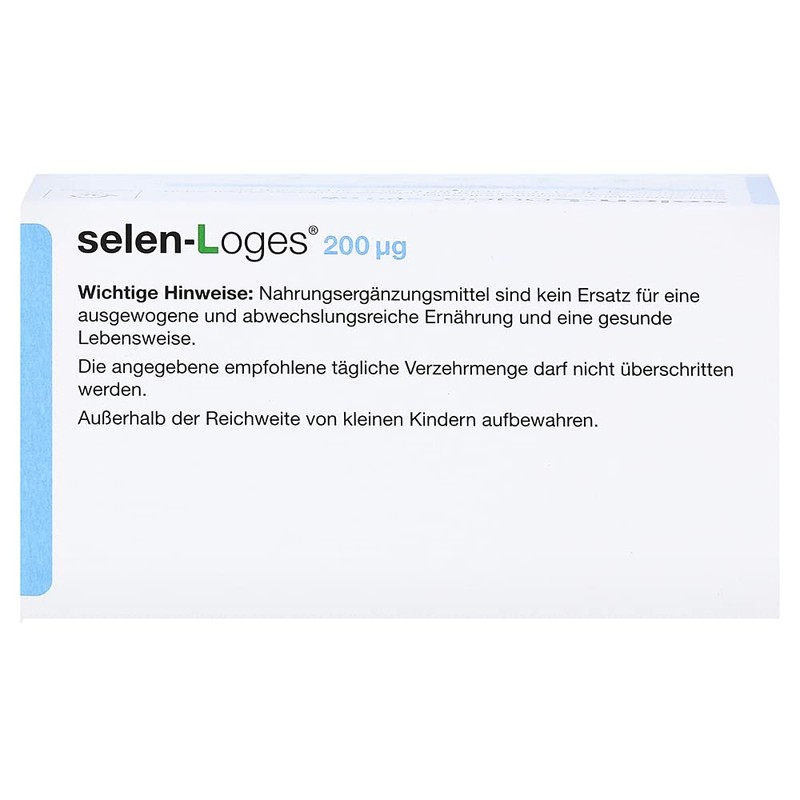 selen-Loges® 200 µg - 200 Film-Coated Tablets - Dietary Supplement