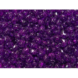 JOLLY STORE Crafts® Dk Amethyst Sparkle Heart shaped Pony Beads made USA kids valentines day crafts