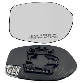 Odyssey Passenger Side Heated Mirror Glass Compatible with Honda Odyssey 2014 2015 2016 2017 Right Side Mirror Glass with Rear Holder 76203-TK8-A51 76203-TK8-A41