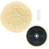 DEWALT Wool Buffing Pad and Backing Pad Kit, 7-Inch (DW4985CL)