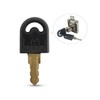 Lumina D Master Key Square Desk Lock Assembly - Dedicated Key for kes417 Keyed Alike