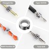 8 PCS Step Drill Bit Depth Stop Collar Ring Positioner