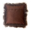 Genuine Mongolian Sheepskin Cushion Pillowcase 30x30cm (big variety of colours)