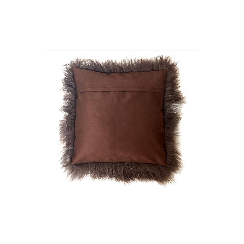 Genuine Mongolian Sheepskin Cushion Pillowcase 30x30cm (big variety of colours)