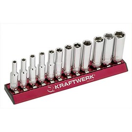 Kraftwerk Magalu 101990 12-Piece Socket Set Long 1/4 Inch