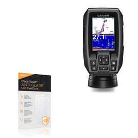 BoxWave Screen Protector Compatible with Garmin Striker 4 - ClearTouch Anti-Glare Anti-UV EyeCare (2-Pack), Filters Out Harmful Blue Light Reduce Fatigue