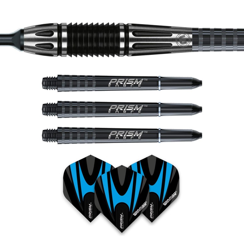 WINMAU Majestic Tungsten Softip Darts Set 20g with Prism Flights