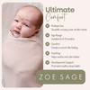 Zoe Sage Organic Stretchy Baby Swaddle Wrap - 1 Pack