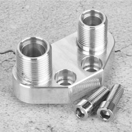 Sanden Ac Line Adapter,Ac Compressor Fittings,A/C Quick Connector Fittings,AC Compressor Adapter Fitting Polished Finish Fit for Sanden SD7B10 7176