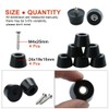 sourcing map Pack of 12 Rubber Feet Bumper Printer with