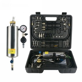 Fuel Injector Cleaner Kit, Non-dismantle 1000ML 150PSI Fuel Injector Tester and Fuel System Cleaner Tool Set Cleaning Machine, Automotive Intake Valve Manifold Throttle Converter Cleaner