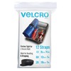 VELCRO Brand Bulk Pack 12 Reusable Fastening Cable Straps with
