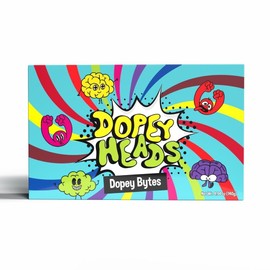 Dopey Heads | Dopey Bytes | HALAL | Crunchy Bytes | Assorted Flavour | Theatre Box | Assorted Candy | Tiny Candy | Pack of 1 | Weight 140g (4.93 oz) Each