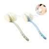 2-in-1 double-sided shower ball brush shower supplies blue 2ea