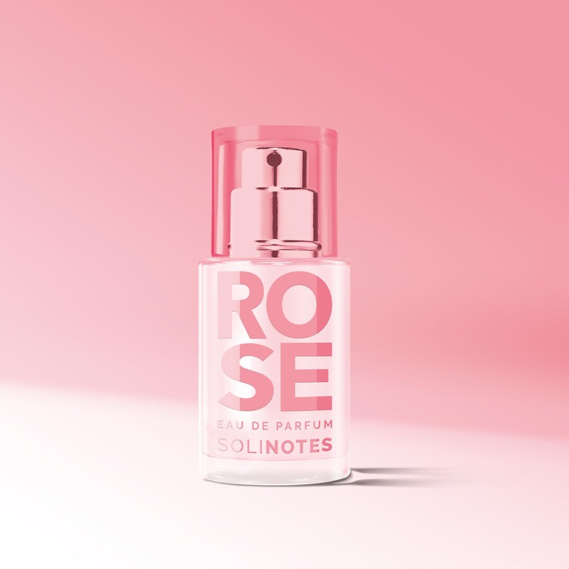 Solinotes Rose Perfume for Women, 0.5 Fl Oz/ 15 ML