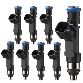 Fuel Injectors Set of 8 BR3Z9F593A Compatible with Ford F-150 2011-2015 V8 5.0L, Compatible with Mustang 2011-2015 V8 5.0L Replace# BE8Z9F593B, FJ1132