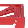 Woodworking Ruler Multifunctional Angle Measuring Ruler Aluminum Alloy Square Tool