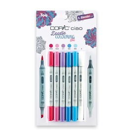 Copic Ciao 5+1 Marker Set - Doodle (Pack of 5 + Blender)