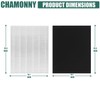 CHAMONNY D360 True HEPA Replacement Filter D3, Compatible with Winix