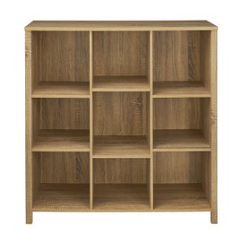ClosetMaid 9-Cube Premium Adjustable Storage Organizer, Weathered Oak