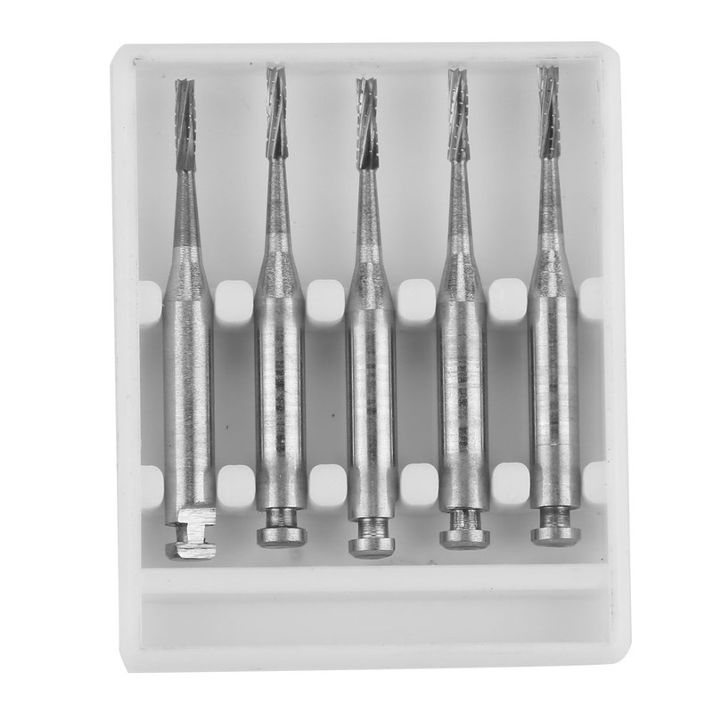 5pcs Low Speed Tungsten Carbide Steel Dental Cutting Burs Dentist