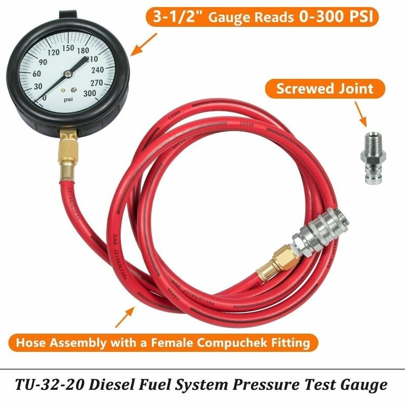 MXEC TU-32-20 for Cummins Diesel Engines Compucheck Fuel System Pressure