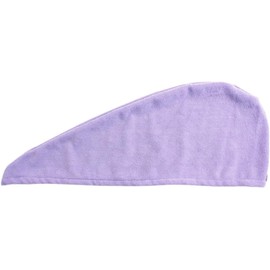 Angoily 3piezas Toallas De Microfibra Rápida para Secado De Cabello Turbante De Absorción Ultra Ligero para Pelo Color Púrpura