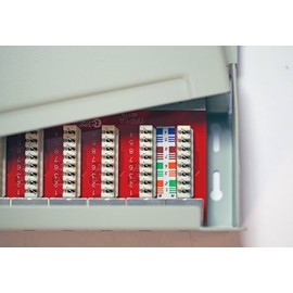 Helos CAT 6 Mini-Patchpanel, 12-Port RJ45-Buchsen