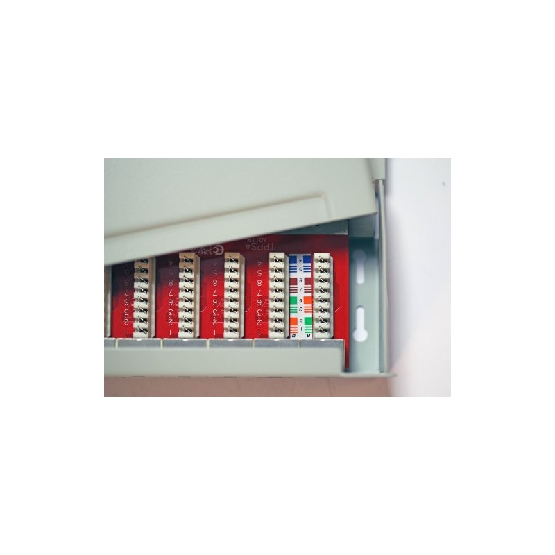 Helos CAT 6 Mini-Patchpanel, 12-Port RJ45-Buchsen
