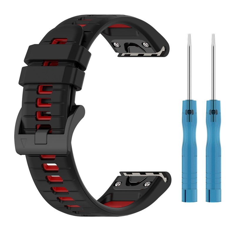 2Pack Sport Bands Compatible with Garmin Descent X50i Soft Silicone