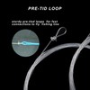 Raprance Pre-Tied Loop Tapered Leader Fly Fishing Leader 6 Pack,