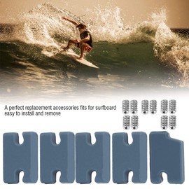 Cunyuer 5 PCS Surfboard Fin Compatibility Kit Replacement for FCS, PVC Fin Tab Infill Accessories Surfboard Repair Kit