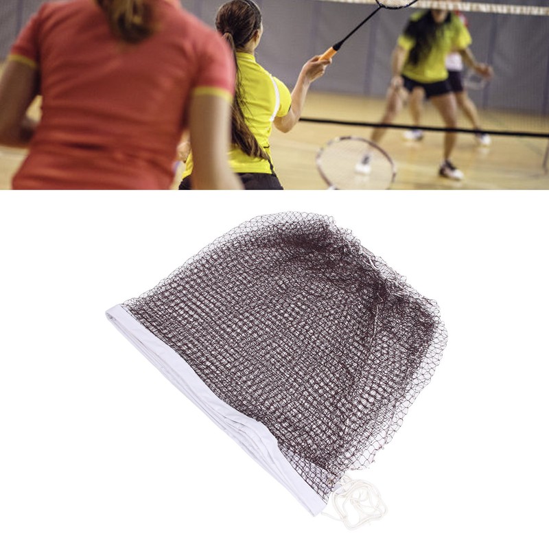 Badminton Net Only Portable Replacement Single Side Stitching Backyard Polyester