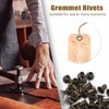 Litoexpe 1.5MM Tiny Grommets Eyelets 200 Pcs, Self Backing Eyelets