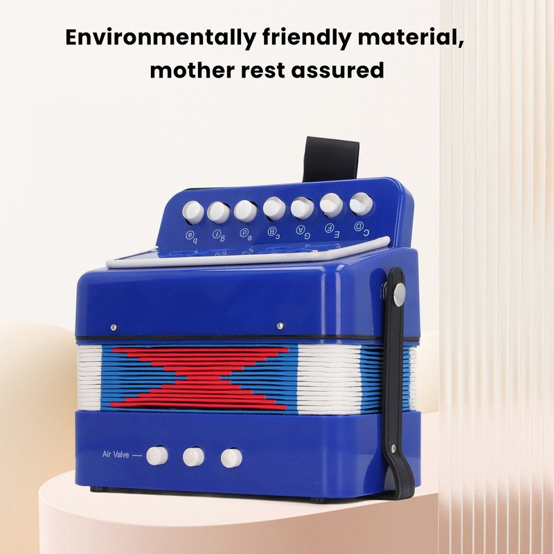 Button Accordion for Beginners 7 Keys Control 2 Bass Kids
