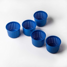 Moldes de queso para hacer queso (0,25 kg, 5 unidades), color azul